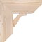 Ekena Millwork Balboa Slat Smooth Bracket w/ Offset Brace, Douglas Fir, 7 1/2"W x 18"D x 18"H BKT0806X18X18BOA06SDF - alternate 4